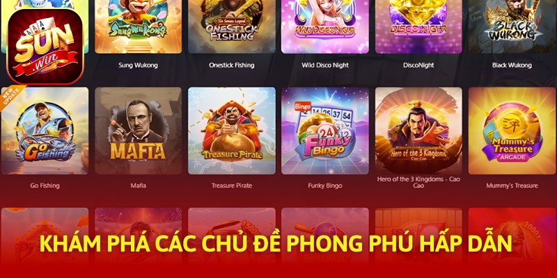 Khám phá các chủ đề phong phú hấp dẫn