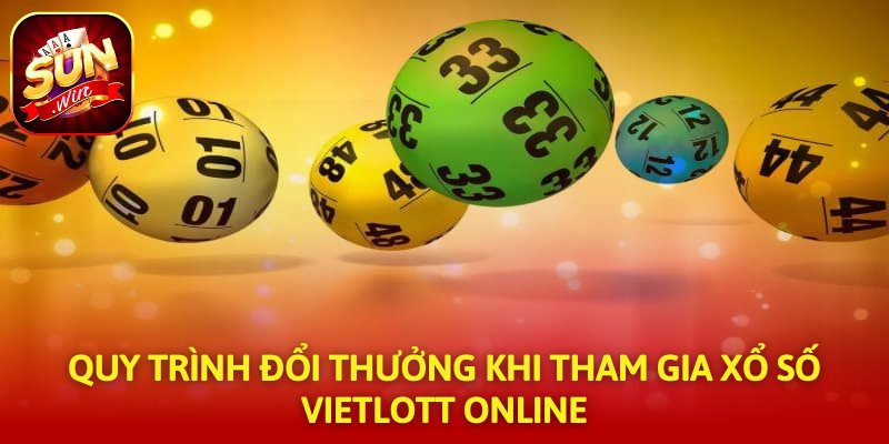 Quy trình đổi thưởng khi tham gia xổ số Vietlott online